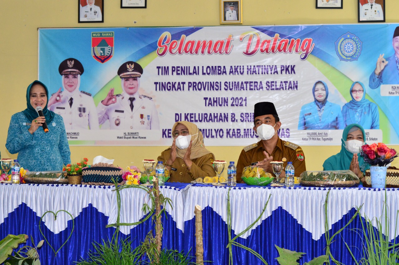 Wabup Mura Hadiri Pembukaan Penilaian Lapangan Lomba AKU HATINYA PKK Tingkat Prov. Sumsel