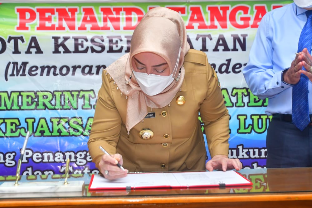 Pemkab Musi Rawas dengan Kejaksaan Negeri Musi Rawas Tandatangani MoU