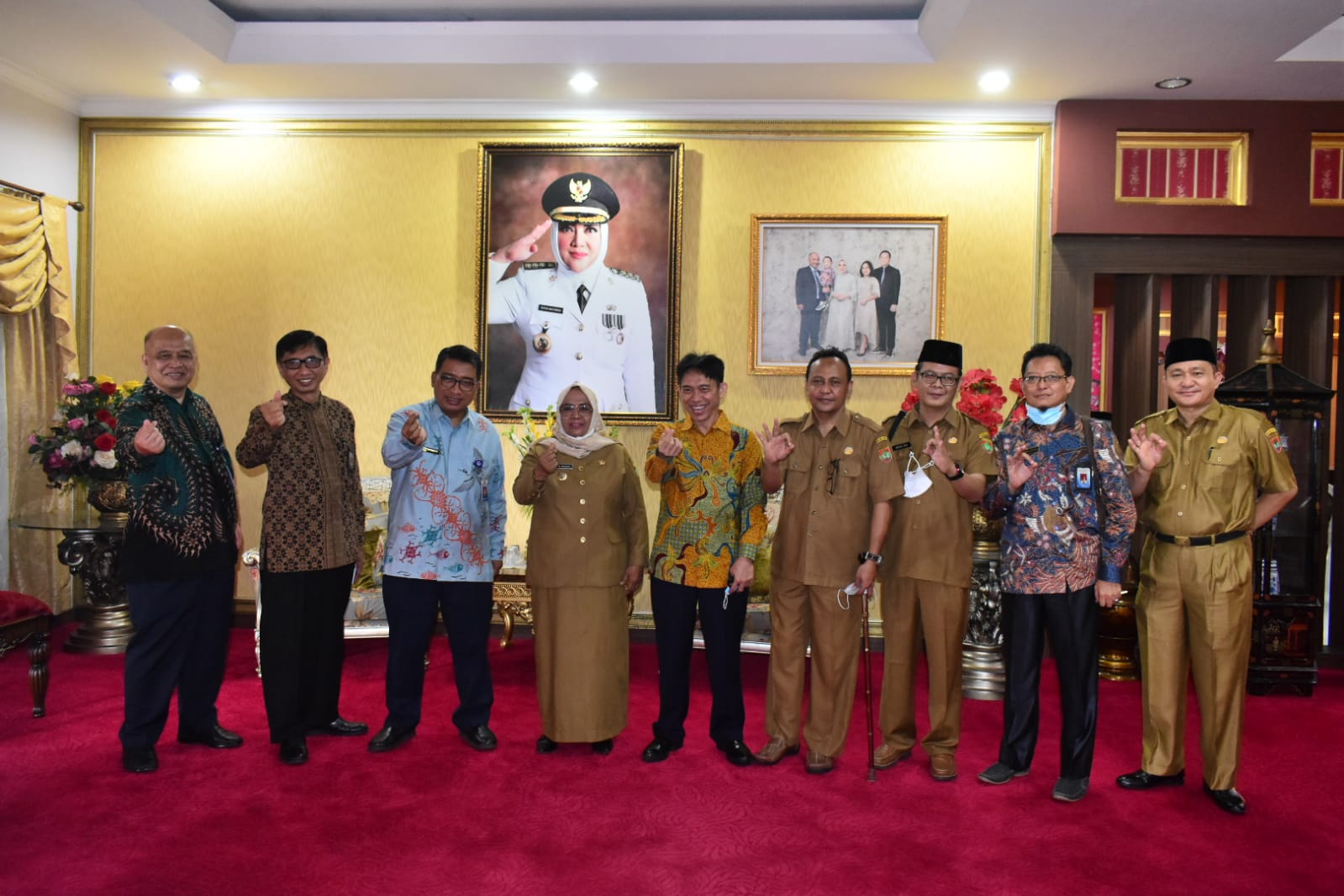 Ramah tamah Wabup bersama Kepala Perwakilan BPKP Provinsi Sumatera Selatan