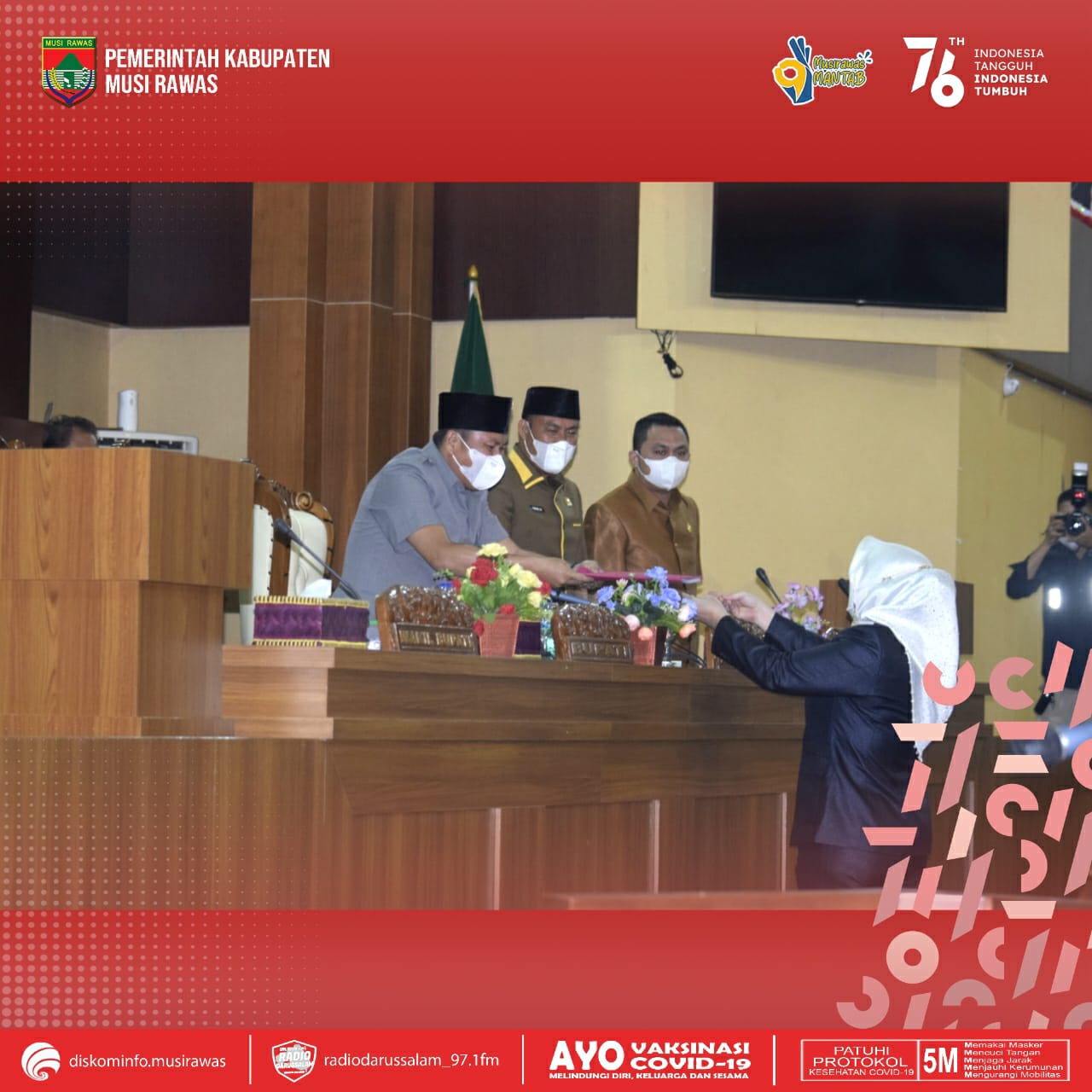 Rapat Paripurna, Jawaban atas Pandangan Fraksi Dewan Terhadap Nota Keuangan dan Raperda APBD 2022