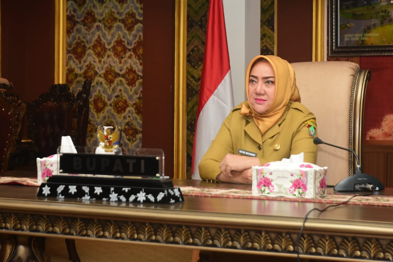 Pembukaan Via Virtual Presentasi Penilaian dan Pemberian Penghargaan IGA Tahun 2021