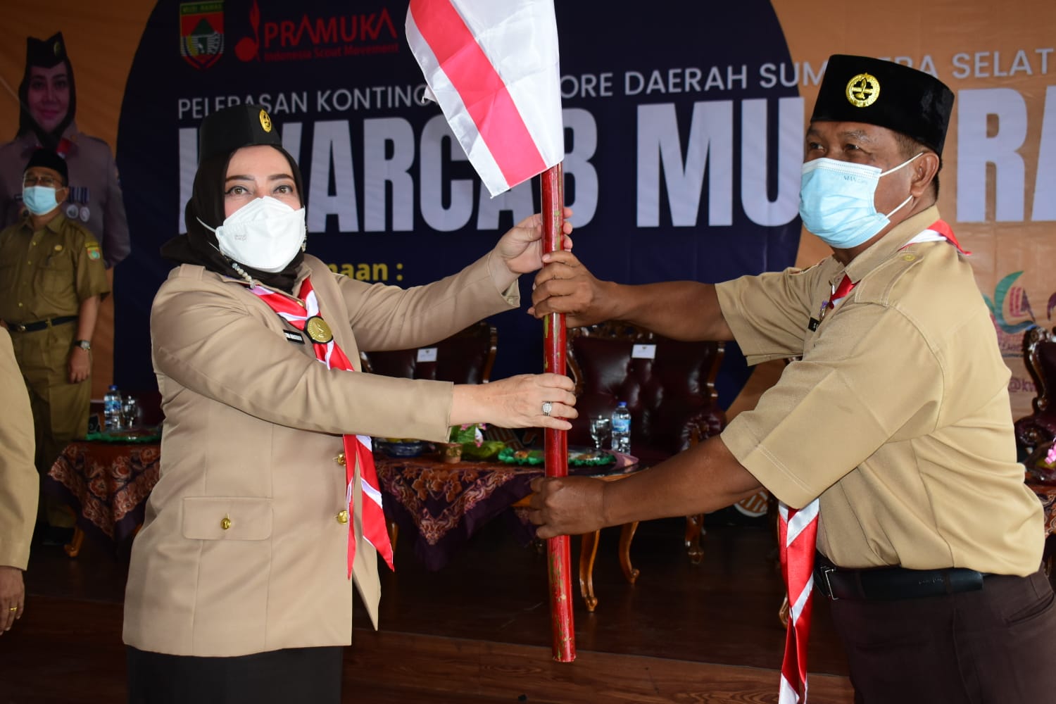 Ikuti Jambore Daerah VII Sumsel, Bupati Musi Rawas Lepas 118 Peserta