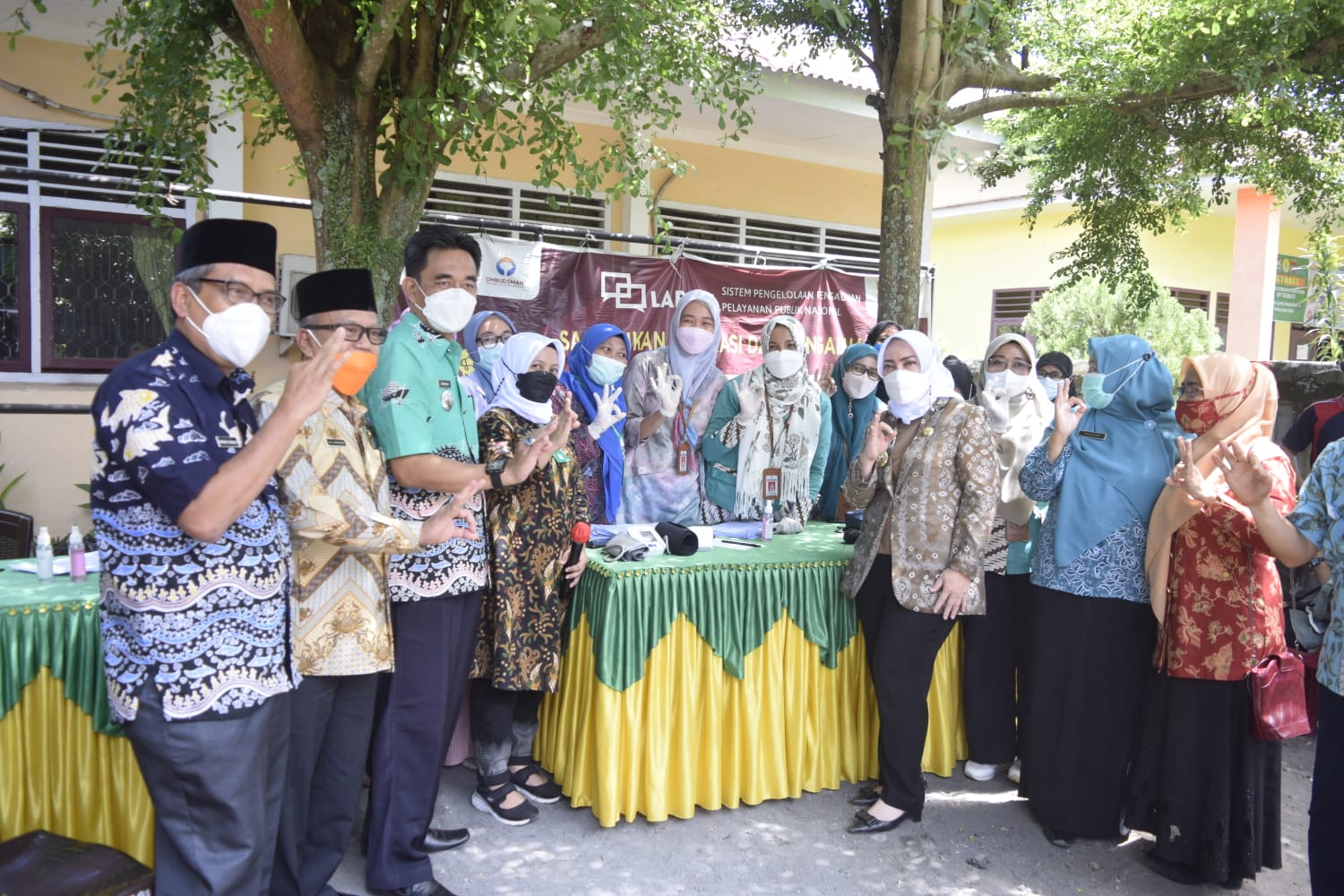 Tinjau Vaksinasi di Tugumulyo, Bupati Minta Percepatan Vaksinasi