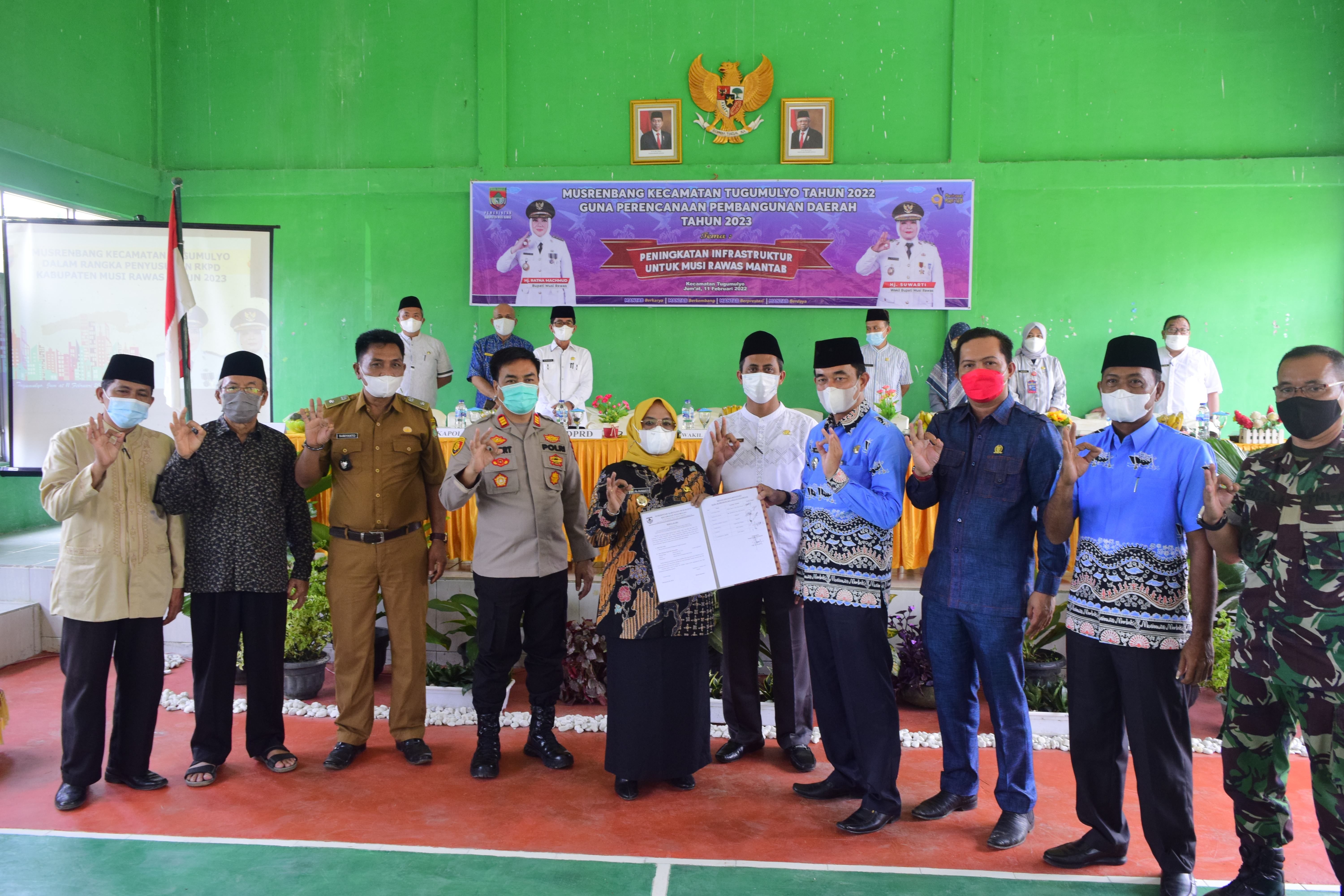 Wabup Mura Hadiri Musrenbang Kecamatan Tugumulyo