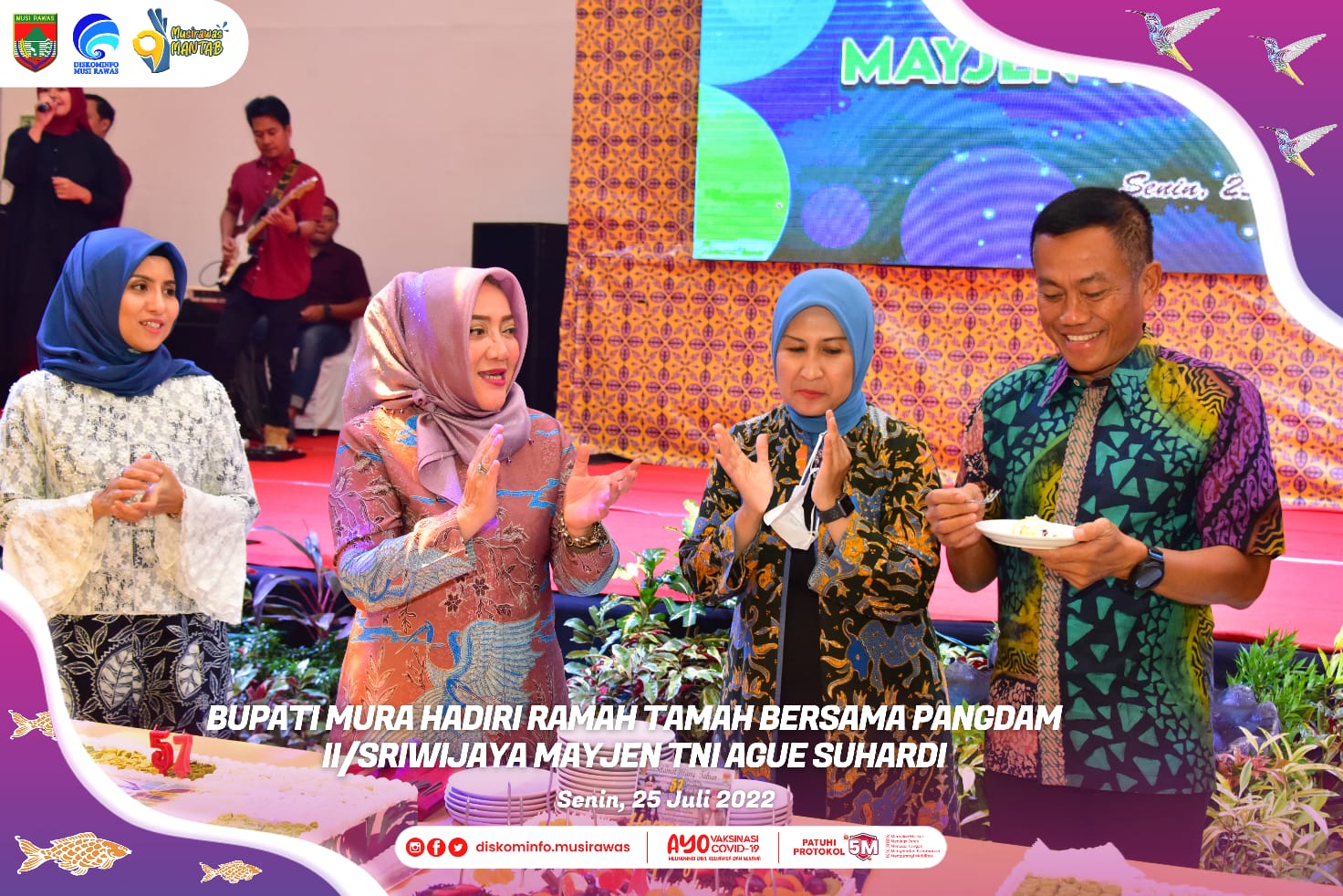 Ramah Tamah bersama Pangdam II/Sriwijaya Mayjen TNI Agus Suhardi