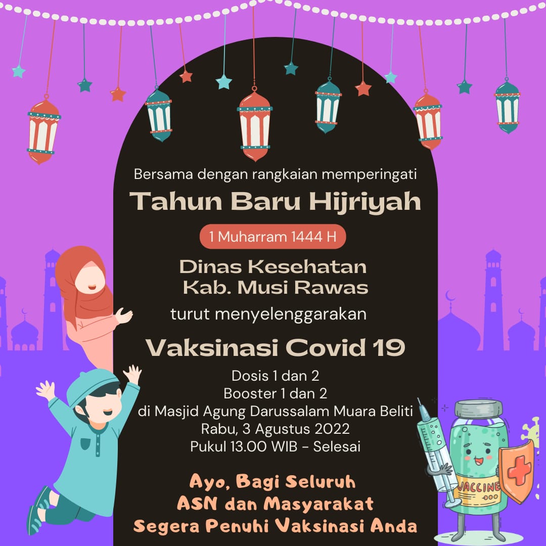 Vaksinasi Covid 19 Tahun Baru HIJRIAH
