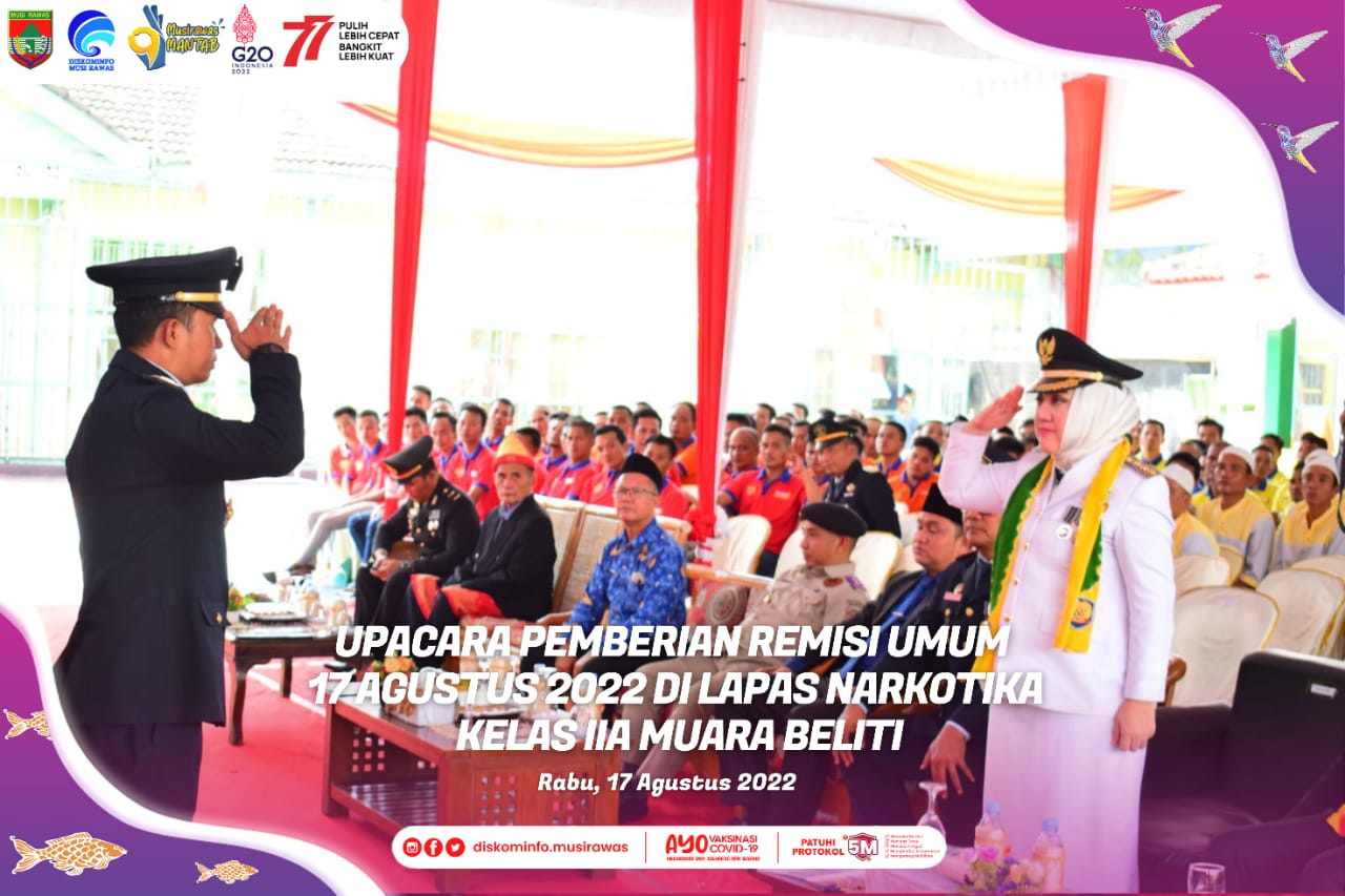 Upacara Pemberian Remisi Umum 17 Agustus 2022