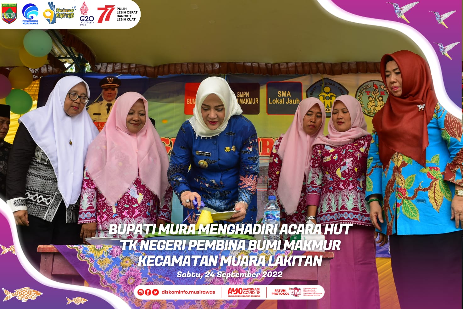 Perayaan Hari Ulang Tahun TK Negeri Pembina Bumi Makmur Kecamatan Muara Lakitan