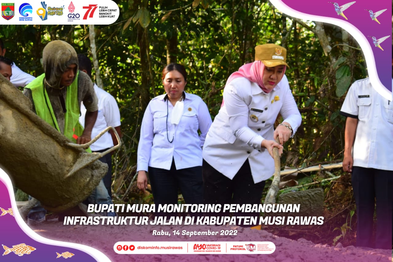 Monitoring pembangunan infrastruktur jalan