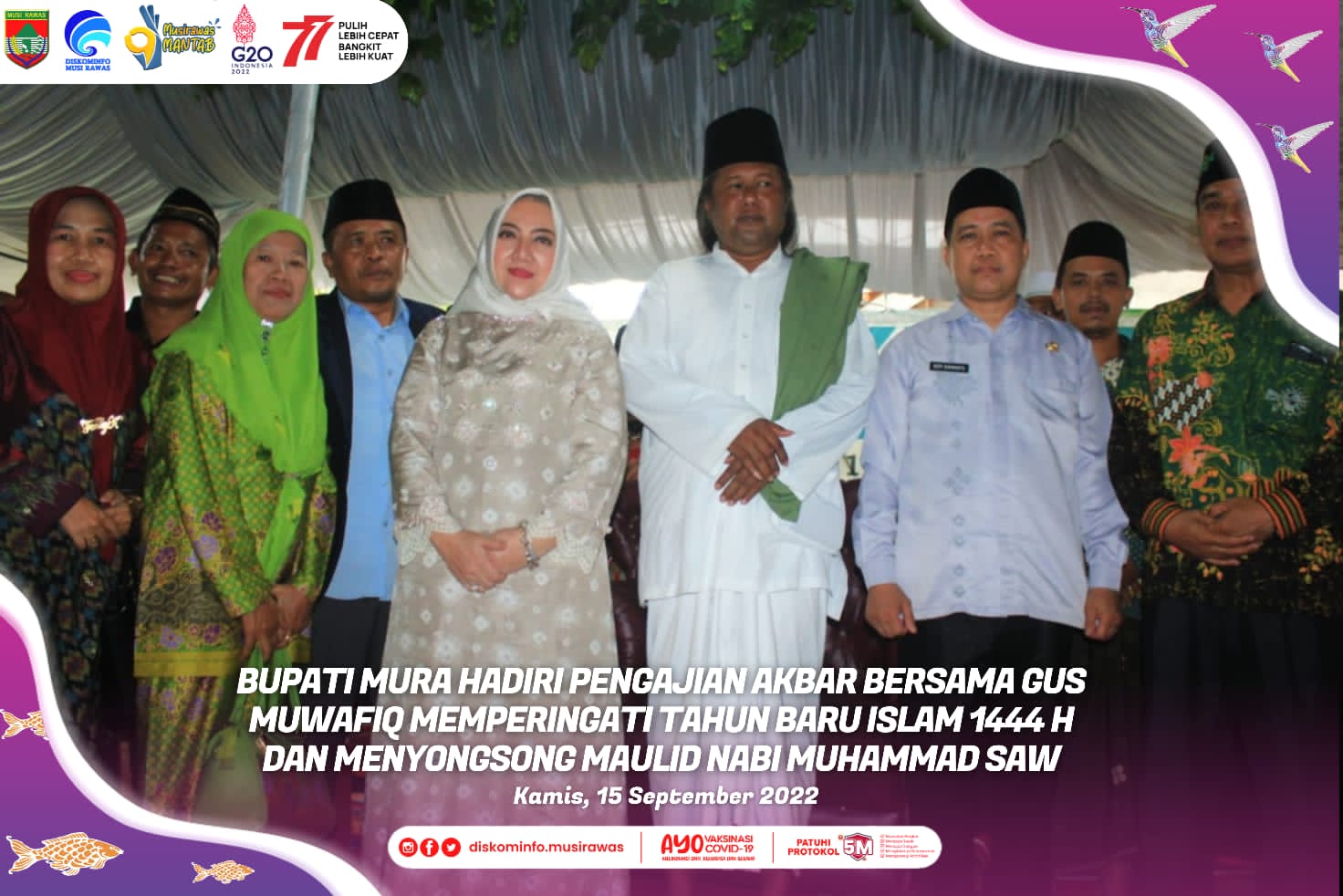 Pengajian Akbar bersama Gus Muwafiq dalam rangka peringatan Tahun Baru Islam 1444 H