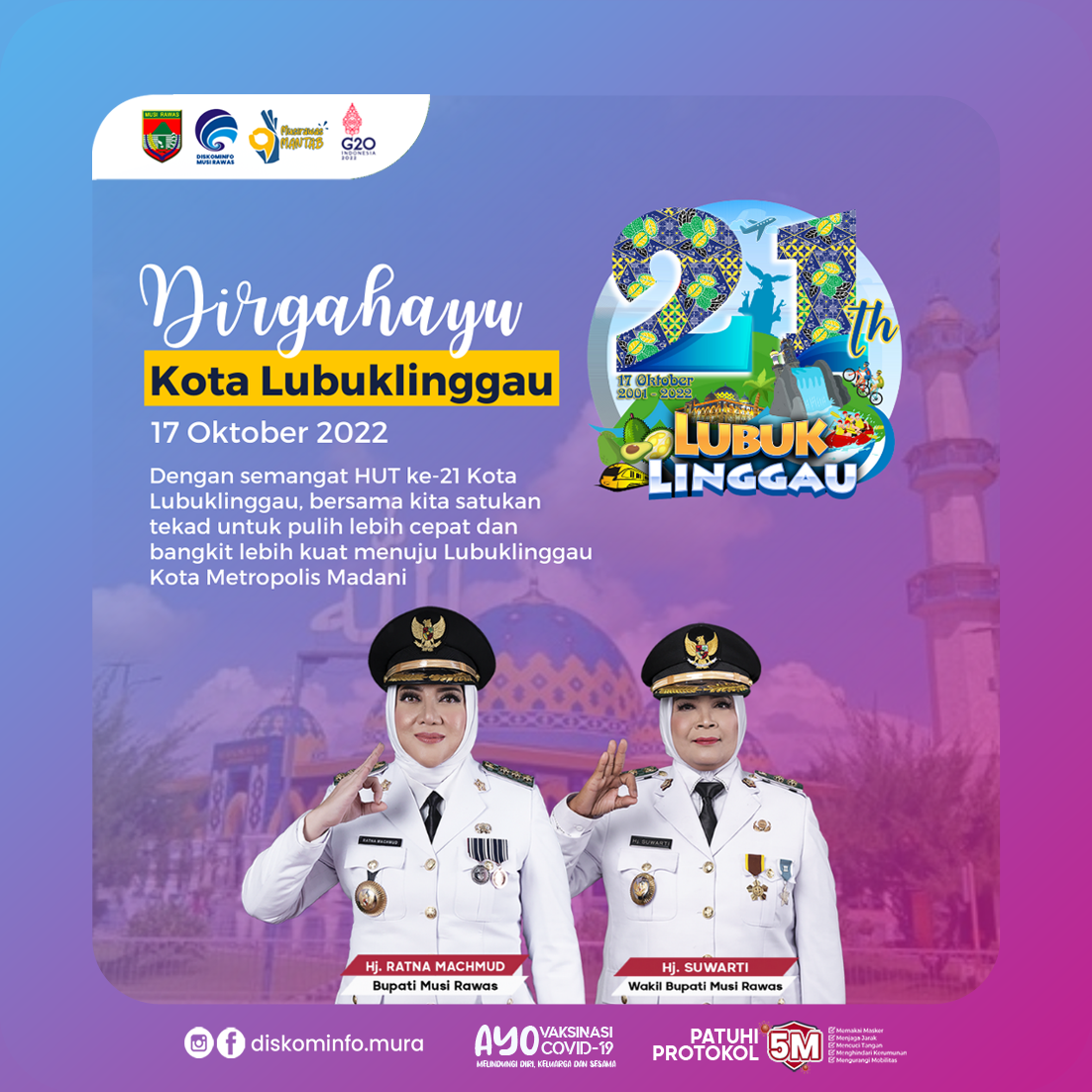 Selamat memperingati Hut Kota Lubuklinggau