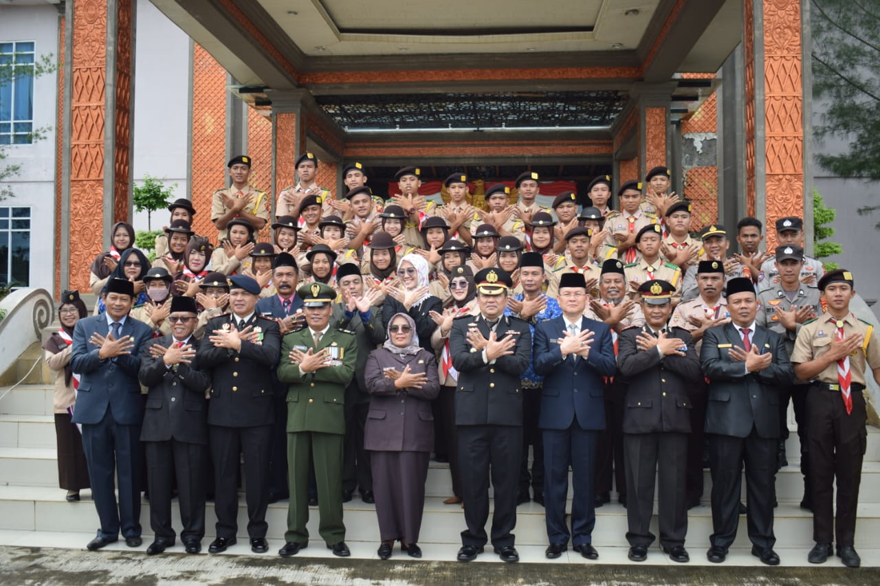 Pelepasan Keberangkatan Kontingen Perkemahan Bakti Bhayangkara Nasional Ke IV