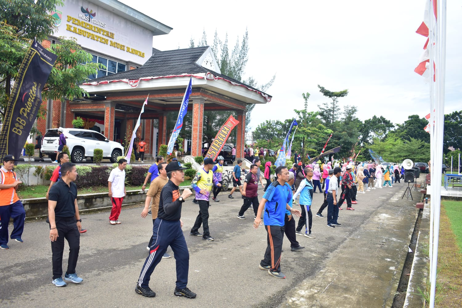 Senam Bersama Bupati Musi Rawas