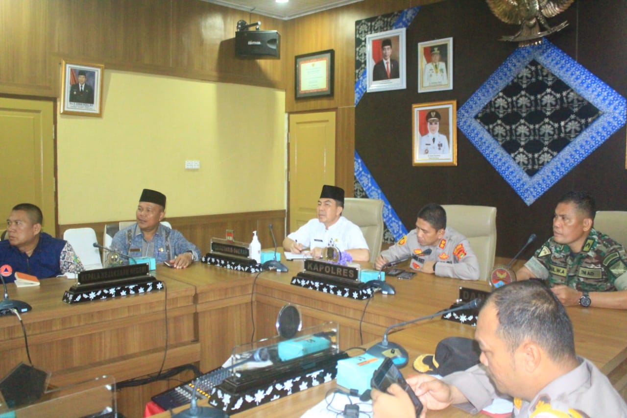 Rapat Koordinasi Lintas Sektoral dalam rangka kesiapan pengamanan Natal dan Tahun Baru