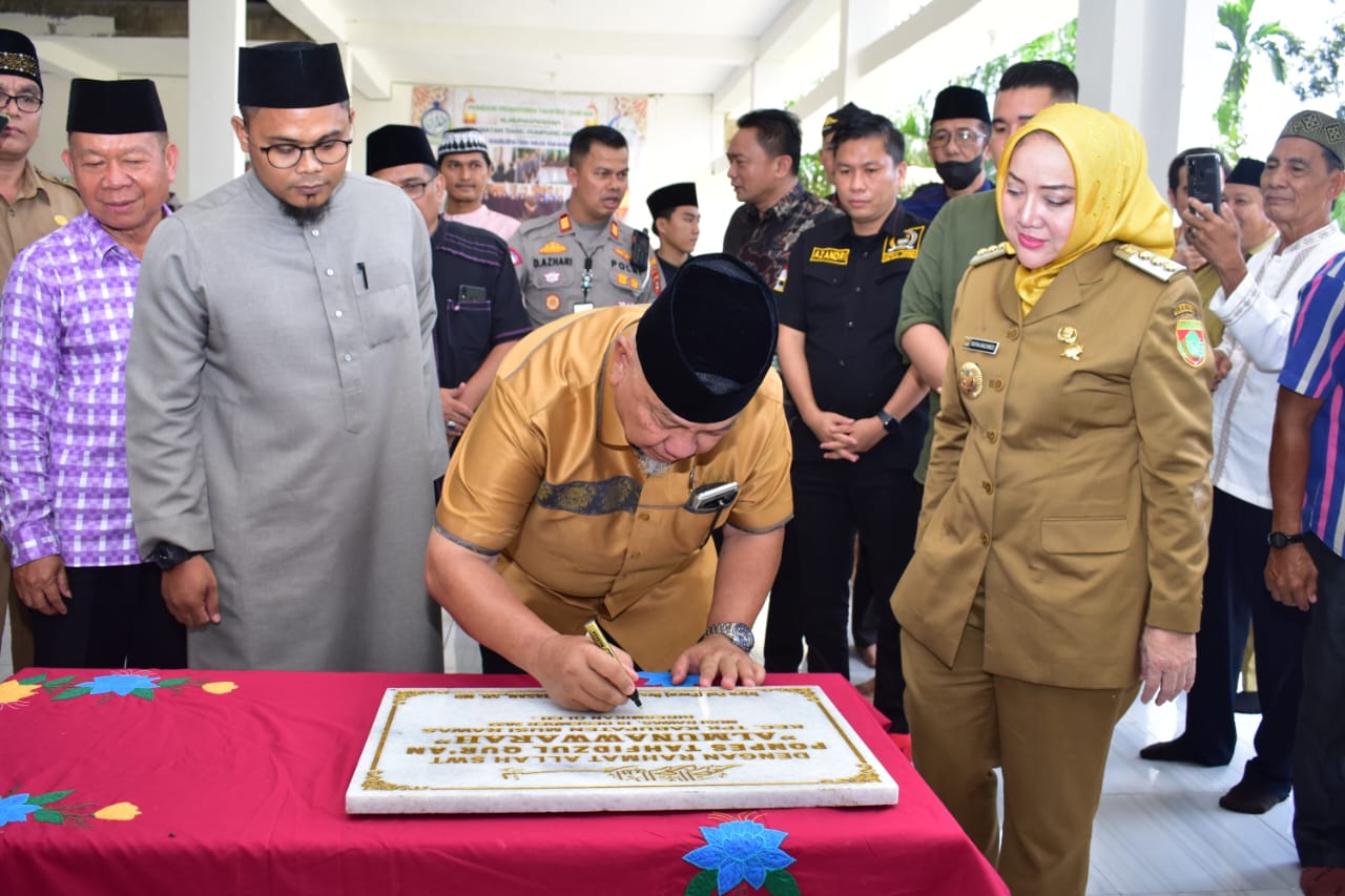 Peresmian Gedung Pondok TQ di Desa Muara Kati Baru I