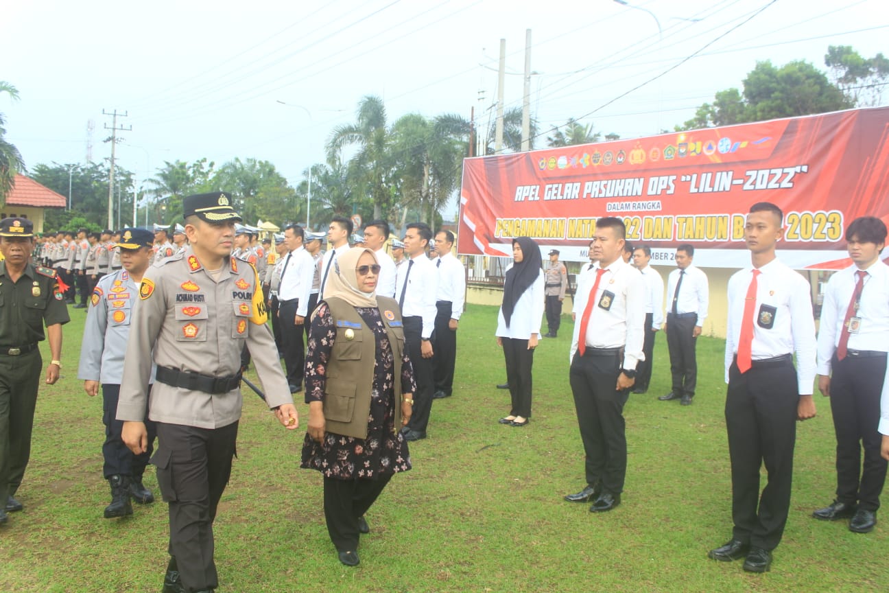 Apel Gelar Pasukan Operasi Lilin Musi 2022