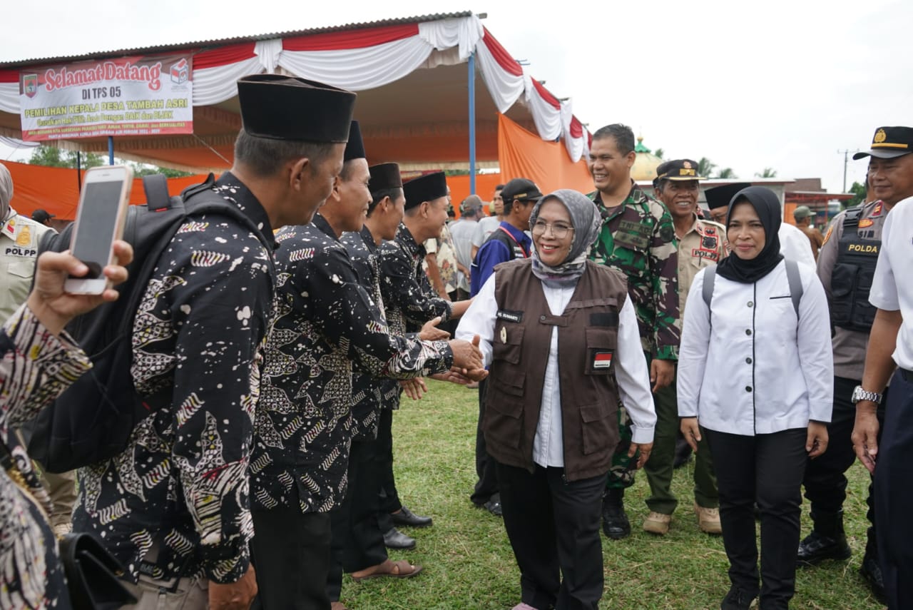 Monitoring Wakil Bupati Musi Rawas ke TPS Pilkades di Wilayah Kabupaten Musi Rawas