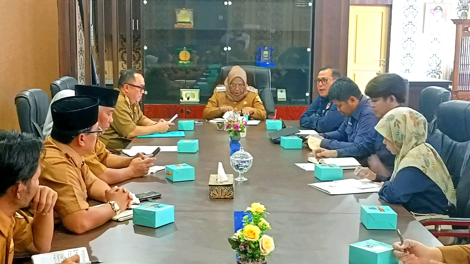 Koordinasi bersama Tim Lembaga Perlindungan Saksi dan Korban