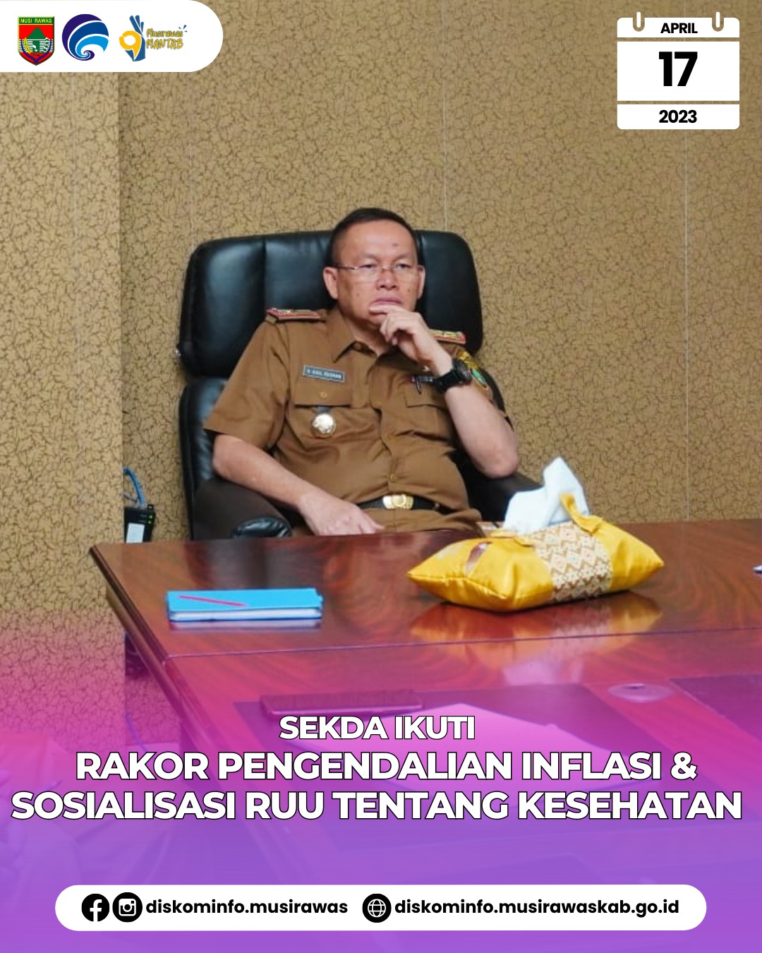 Rapat Koordinasi Pengendalian Inflasi 2023 dan Sosialisasi RUU tentang Kesehatan