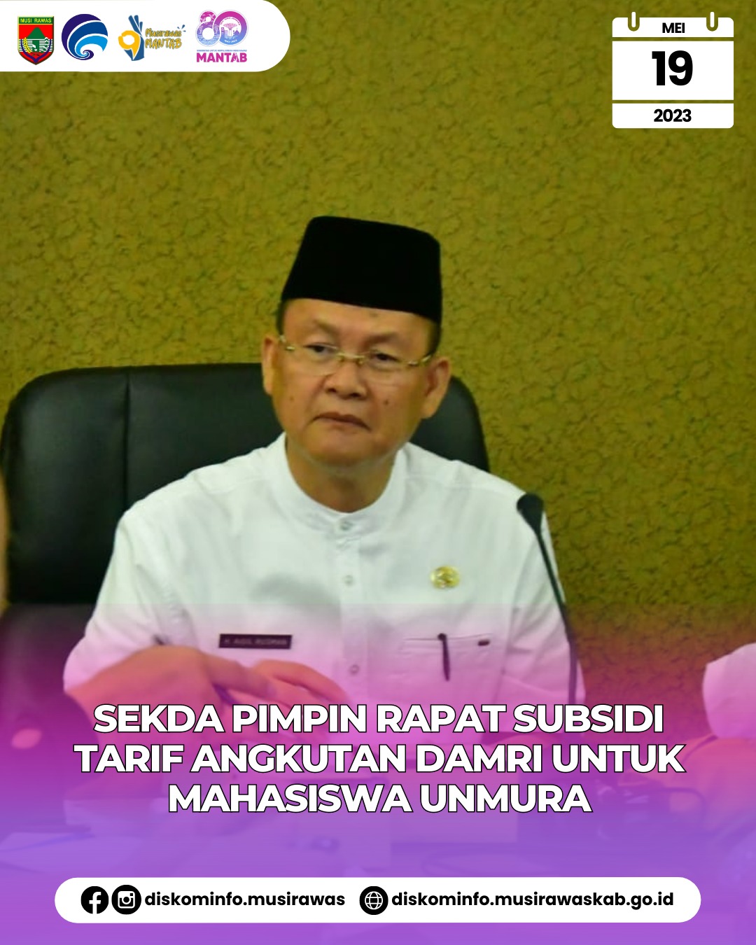 Rapat Pembahasan Subsidi Tarif Angkutan Damri untuk Mahasiswa UNMURA