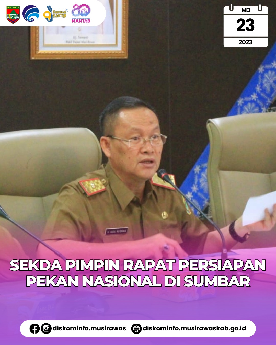 Rapat Persiapan Pekan Nasional Tahun 2023