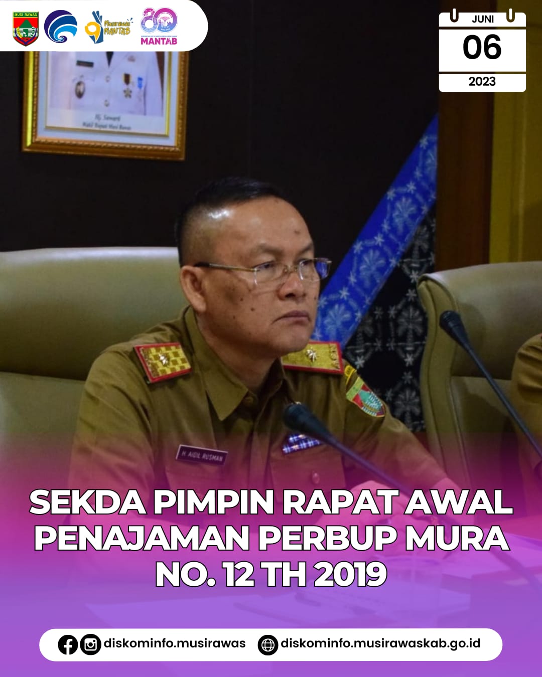 Rapat Awal Penajaman Peraturan Bupati Musi Rawas Nomor 12 Tahun 2019 tentang Road Map Reformasi Birokrasi