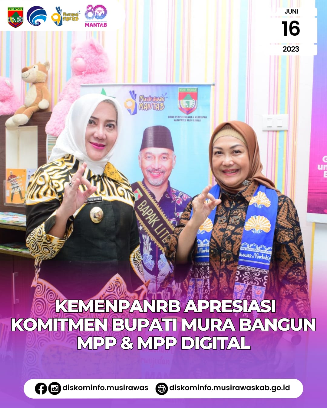 KemenPANRB Apresiasi Komitmen Bupati Mura Bangun MPP dan MPP Digital