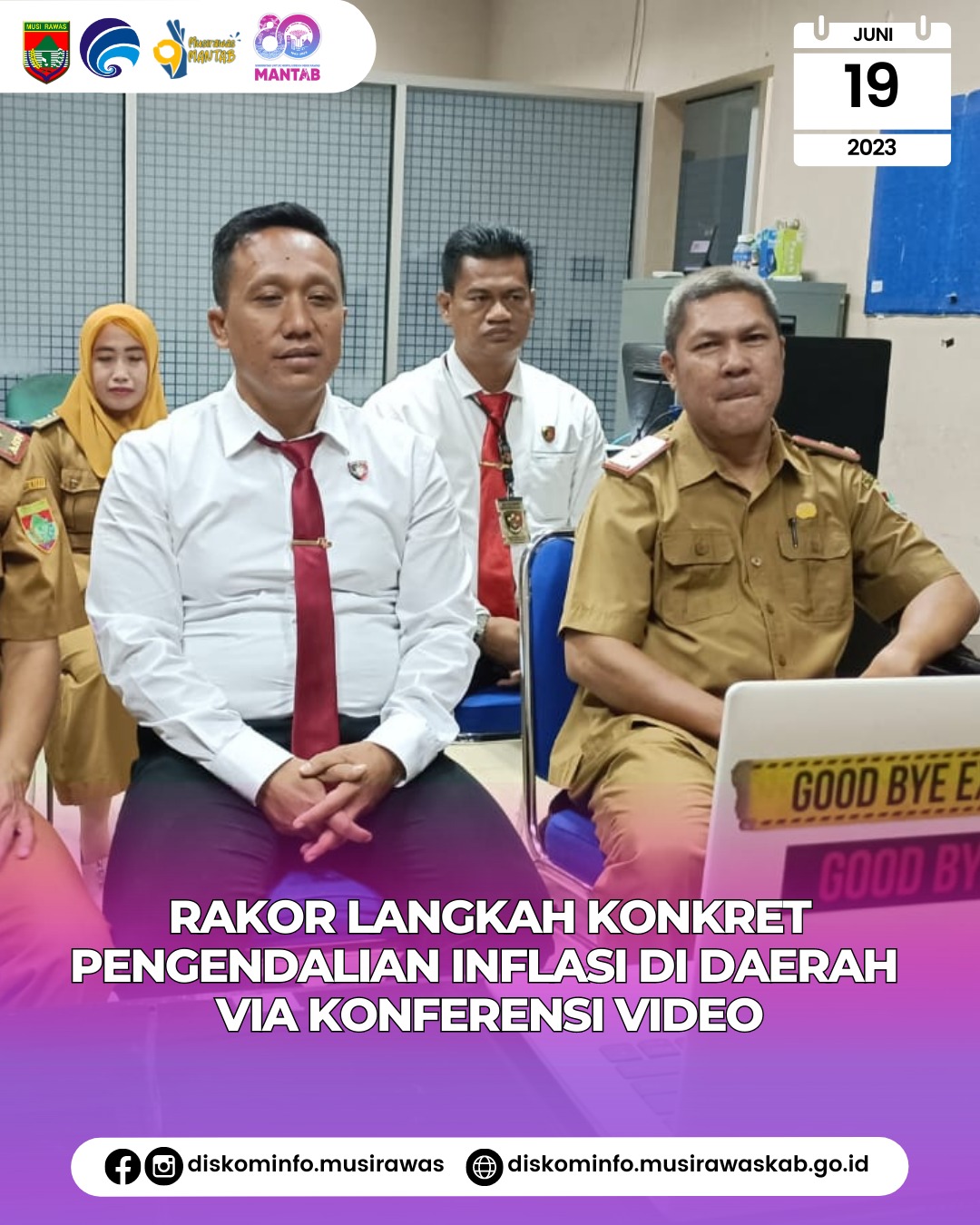 Rapat Koordinasi Pembahasan Langkah Konkret Pengendalian Inflasi di Daerah Tahun 2023