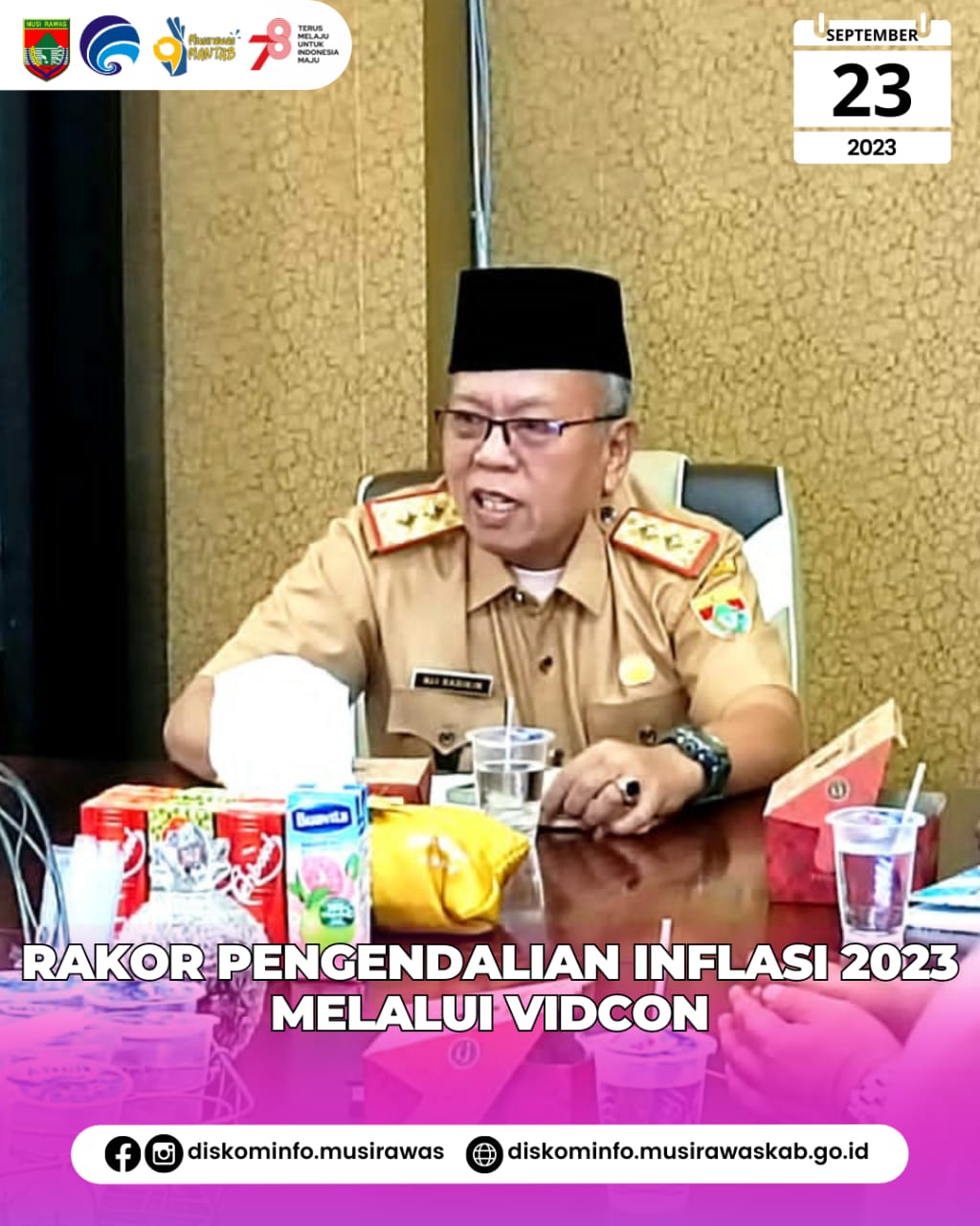 Rapat Koordinasi dalam Rangka Pengendalian Inflasi Tahun 2023