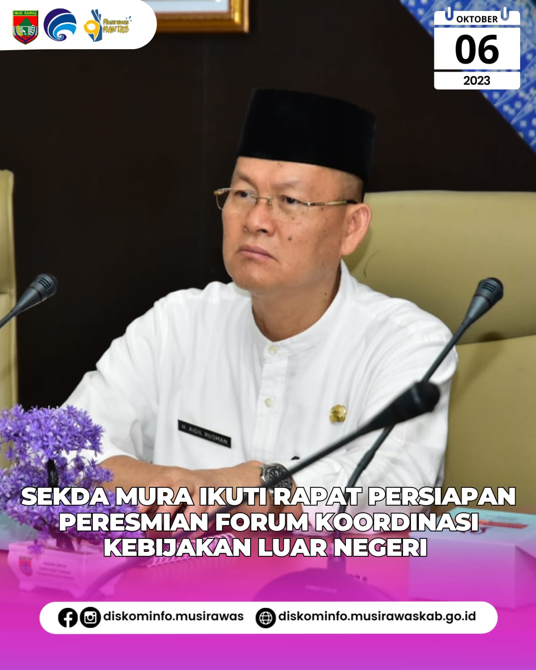 Rapat Koordinasi Persiapan Peresmian Forum Koordinasi Kebijakan Luar Negeri