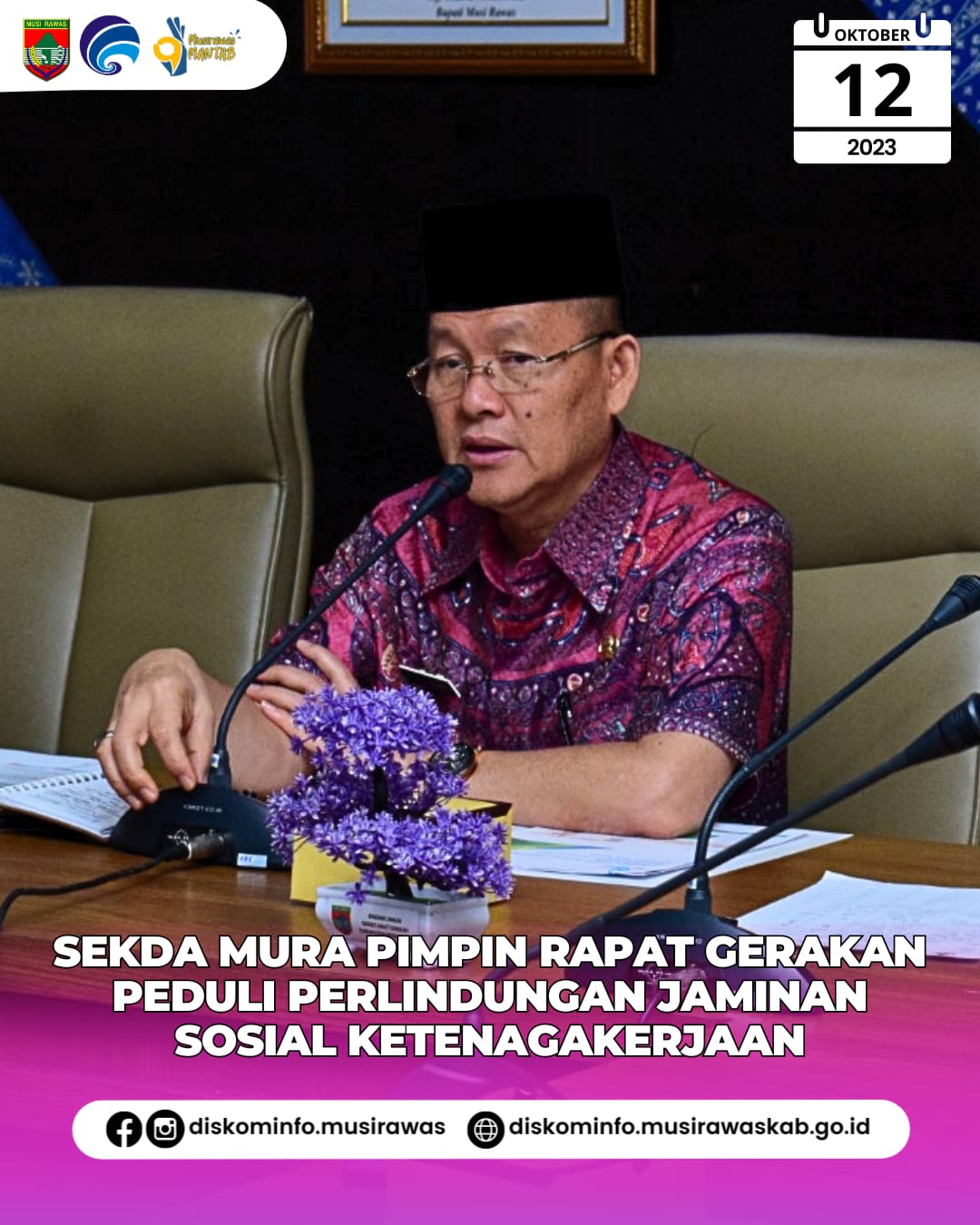 Rapat Gerakan Peduli Perlindungan Jaminan Sosial Ketenagakerjaan