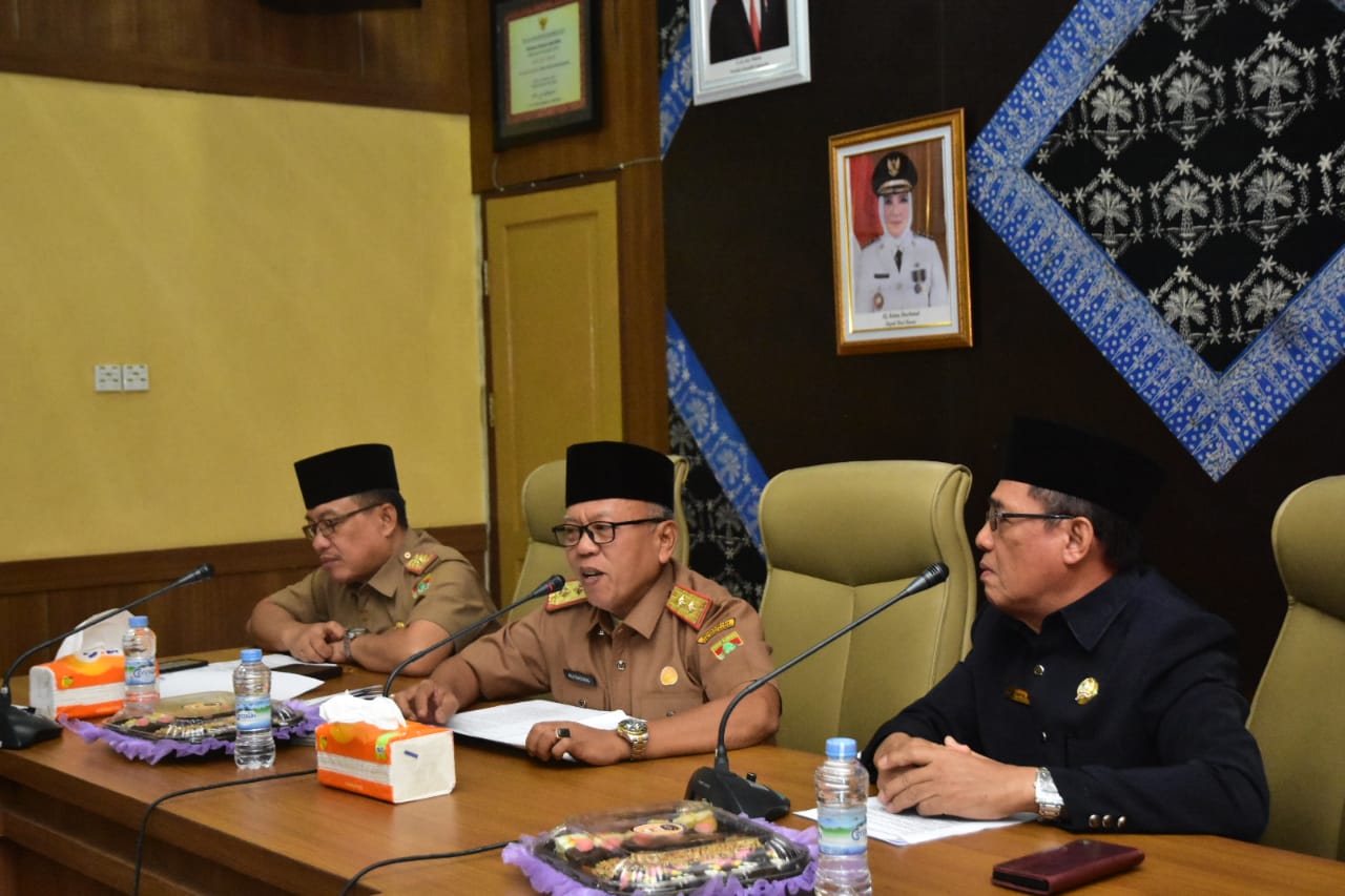 Asisten Pemerintahan dan Kesra pimpin Rapat Sosialisasi Zakat, Infaq, dan Shodaqoh