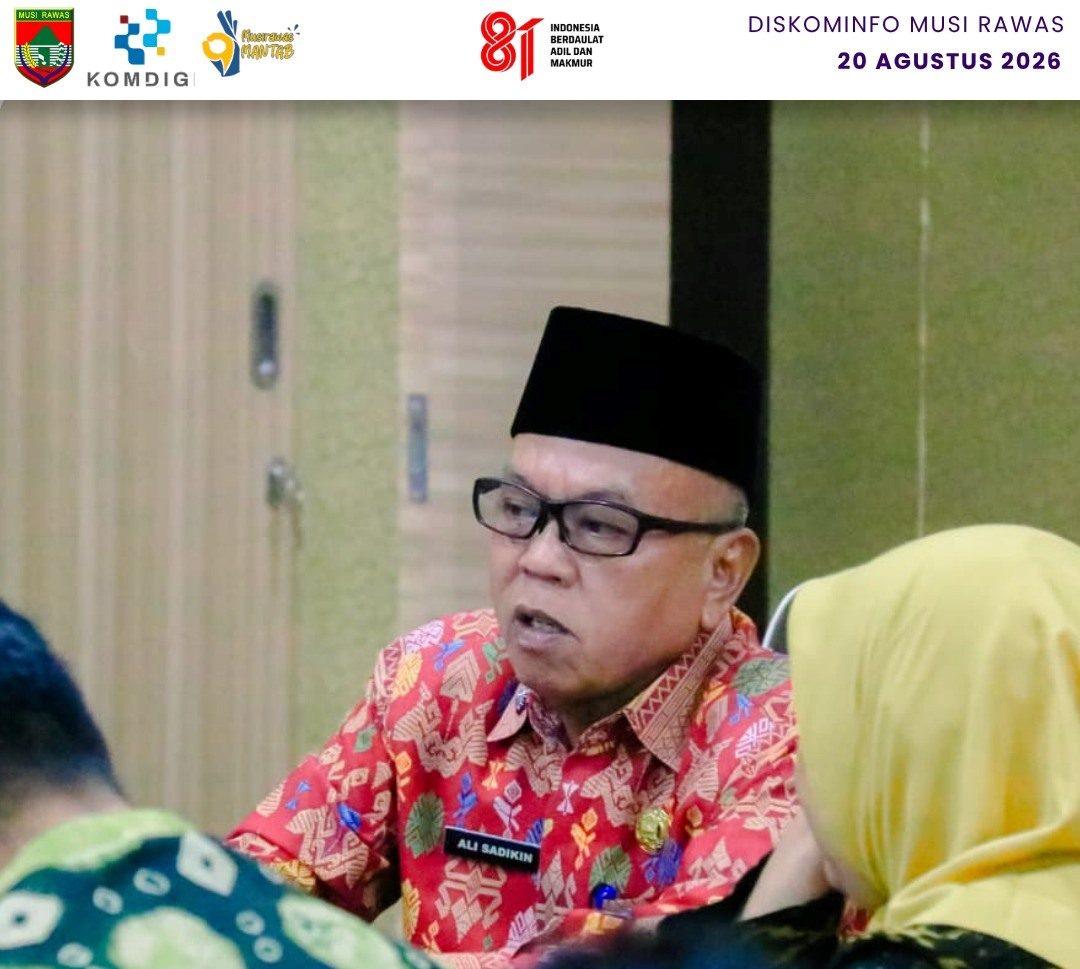 Sekda Musi Rawas Pimpin Rakor Percepatan Verifikasi dan Validasi Pembangunan Fisik KDKMP