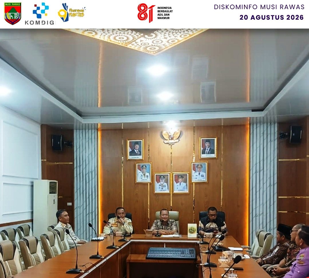 Asisten Pemerintahan dan Kesra Pimpin Rapat Terkait Giat Apel Akbar Perlindungan Masyarakat di Palembang