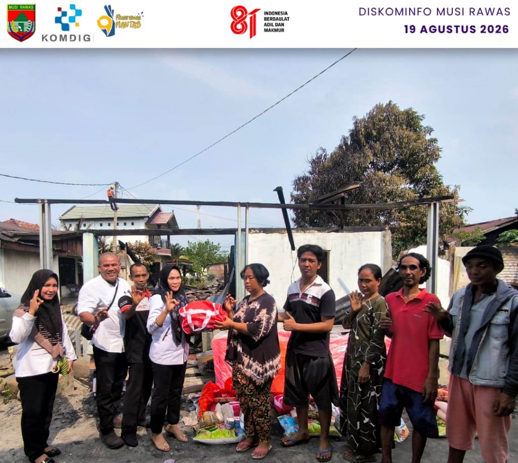 Pemkab Musi Rawas Salurkan Bantuan untuk Korban Kebakaran di Muara Beliti dan Desa Pedang