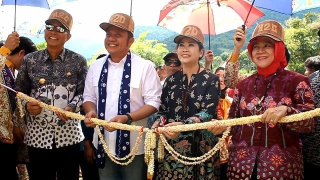 Kunker Gubernur Sumatera Selatan H. Herman Deru ke Dusun Sri Pengantin