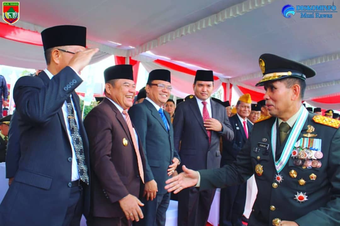 Bupati Musi Rawas Hadiri Peringatan HUT TNI ke 74 di Palembang