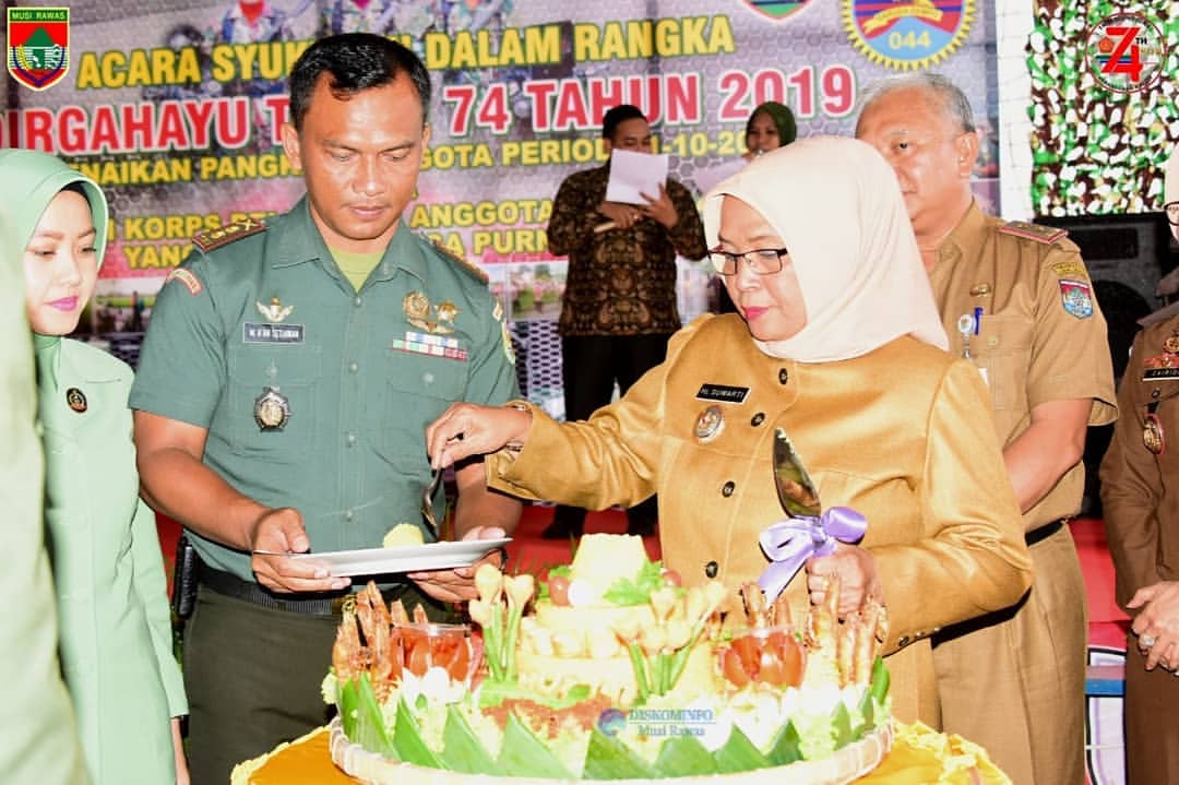 Dirgahayu TNI ke-74 Tahun 2019, Kodim 0406 Adakan Syukuran