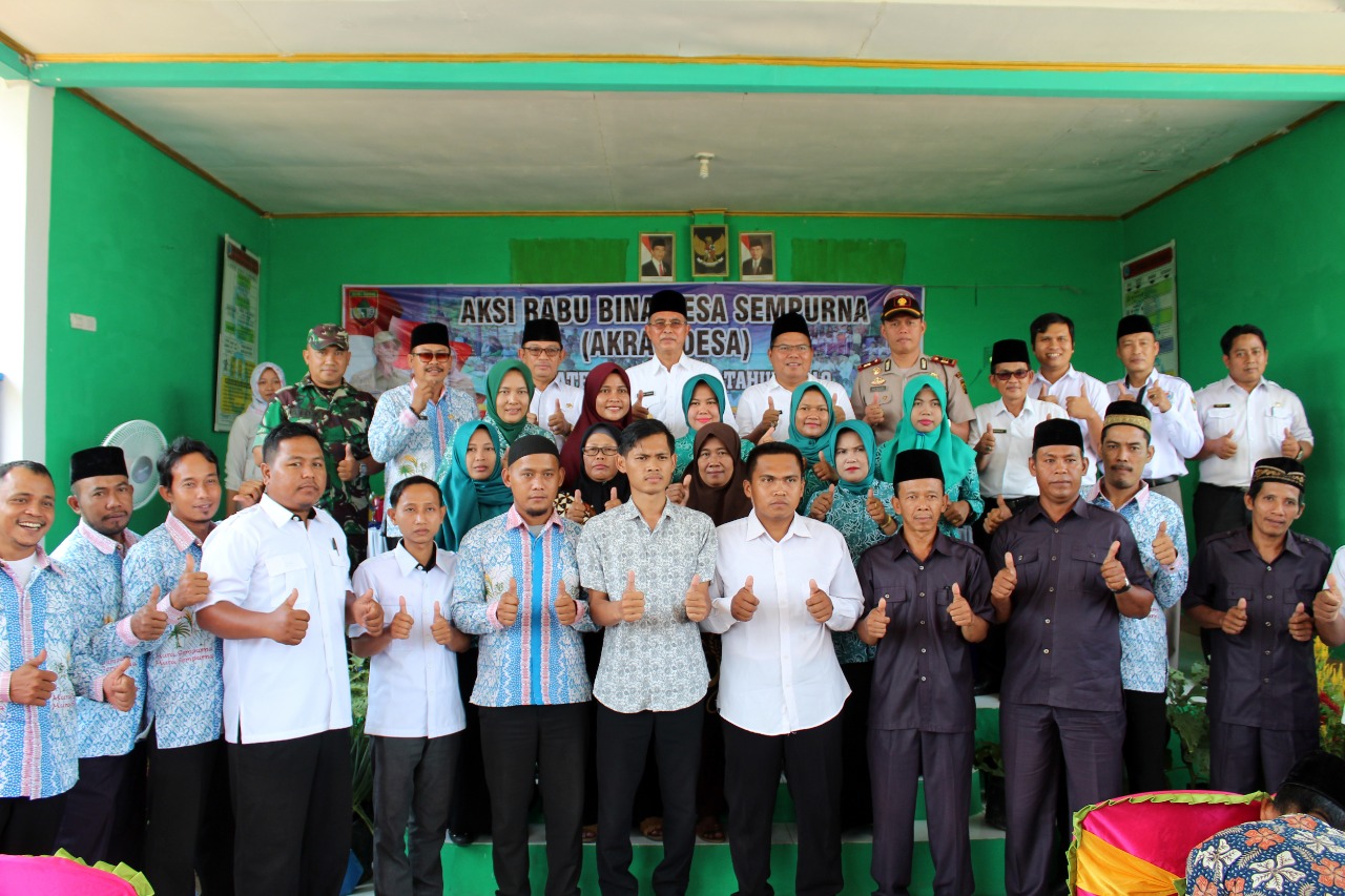 Bupati melakukan Akrab Desa dengan 6 Desa di Kecamatan Tuah Negeri