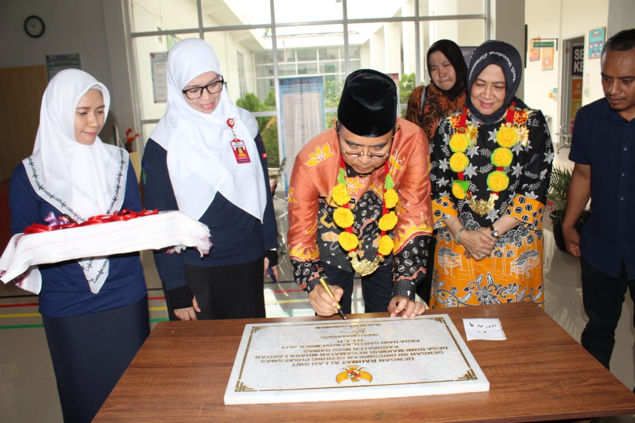 Resmikan Puskesmas Pian Raya Desa Bumi Makmur, Ini Pesan Bupati Musi Rawas