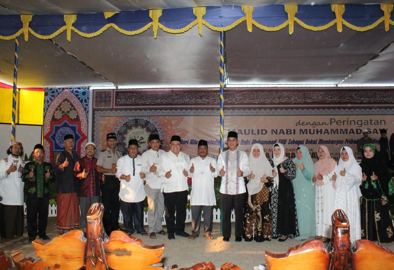 Desa Petrans Jaya, Bupati Hadiri Peringatan Maulid Nabi Muhammad SAW 1441 H