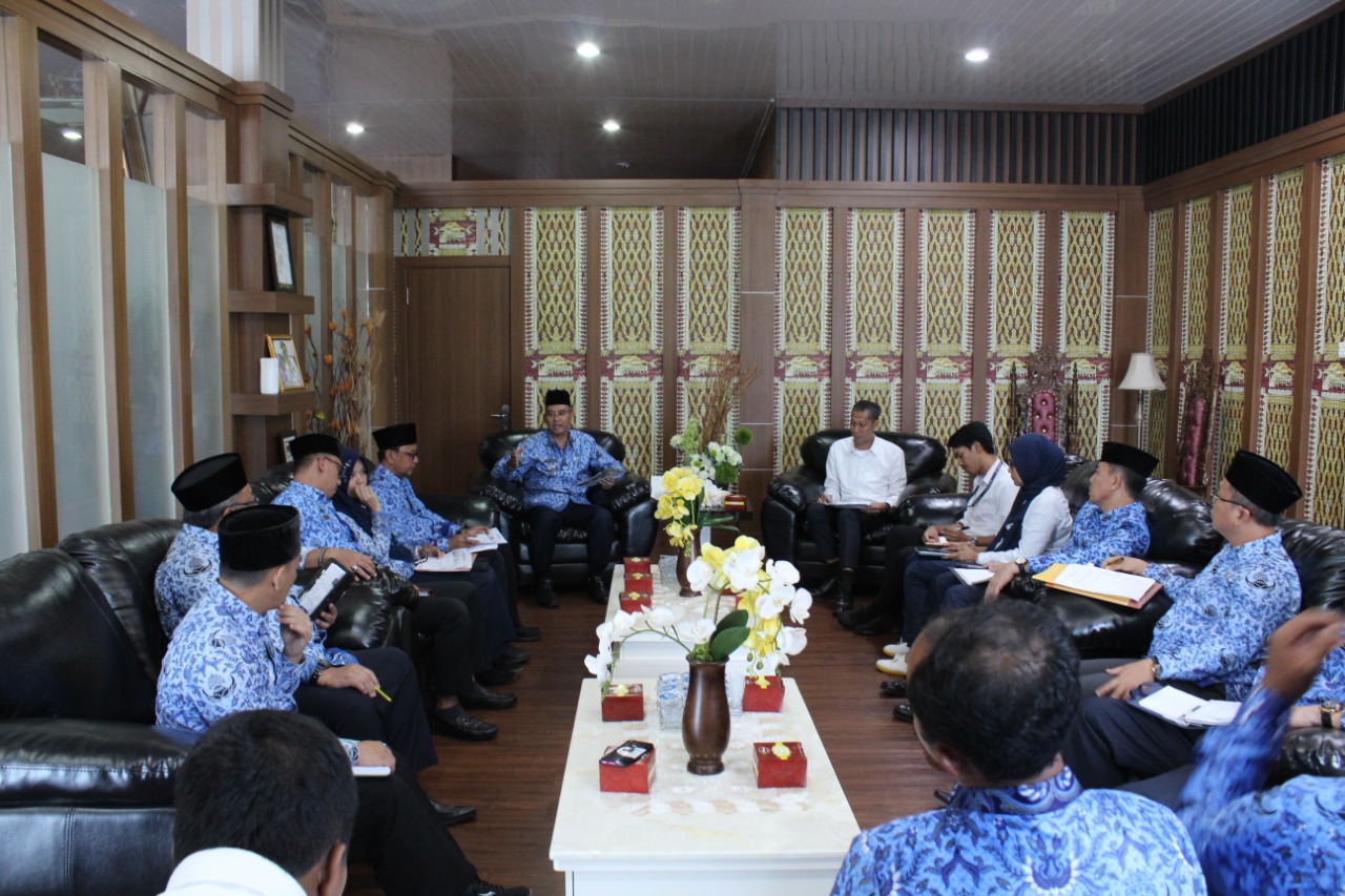 Bupati Terima Audiensi Kepala Balai Prasarana Permukiman Wilayah Sumatera Selatan