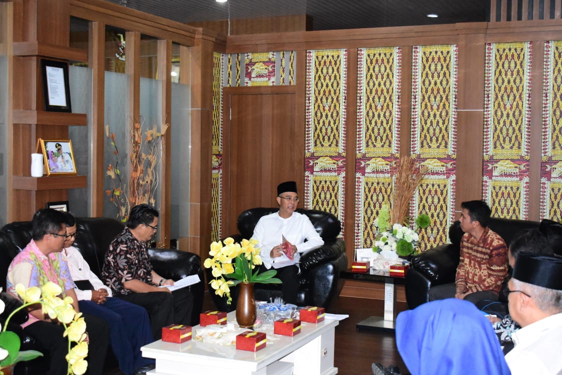 Bupati Terima Audiensi Panitia Natal Bersama Umat Kristiani dan Bamagnas Kabupaten Musi Rawas