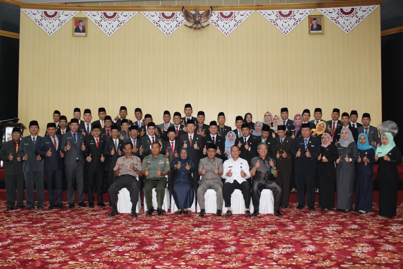 Wabup Lantik 49 Pejabat Pimpinan Tinggi Pratama, Administrator dan Pengawas Pemkab Mura