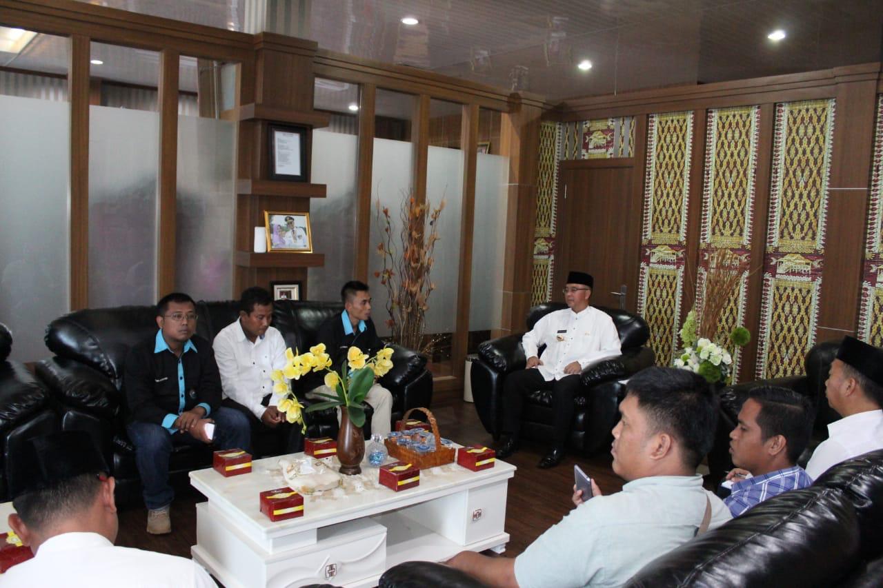 Audiensi Bupati Bersama Harian Silampari