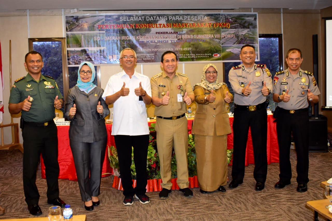 Bahas Pemanfaatan Air pada D.I Kelingi Tugumulyo, Wabub Hadiri PKM II