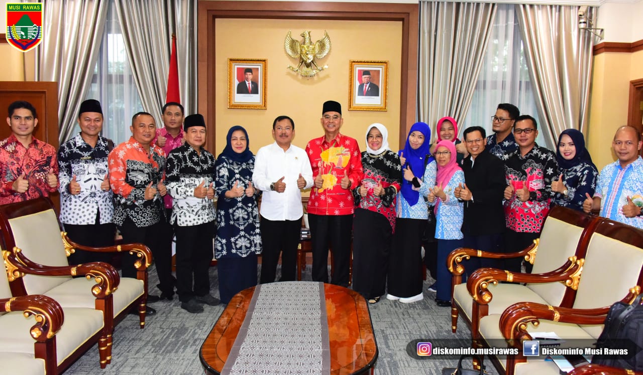Bupati Musi Rawas H2G bersilaturahmi dengan Menteri Kesehatan RI