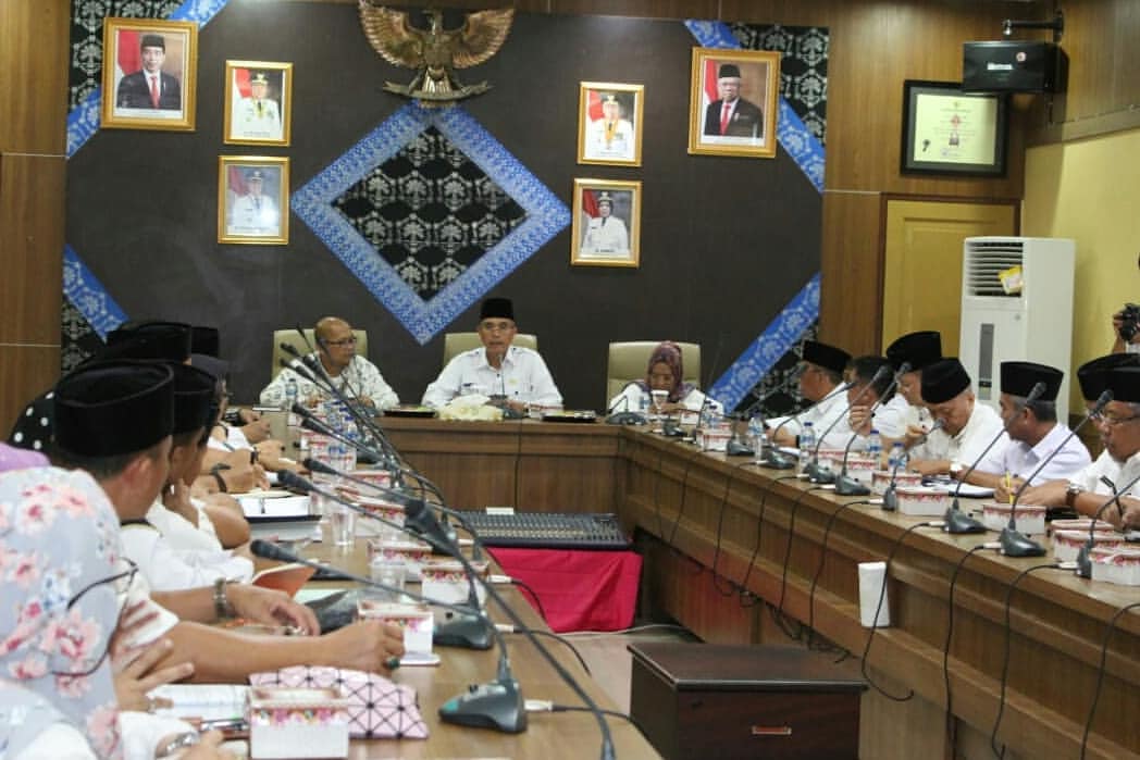 Bupati dan Wakil Bupati Mura Terima Entry Meeting BPK RI Provinsi Sumsel