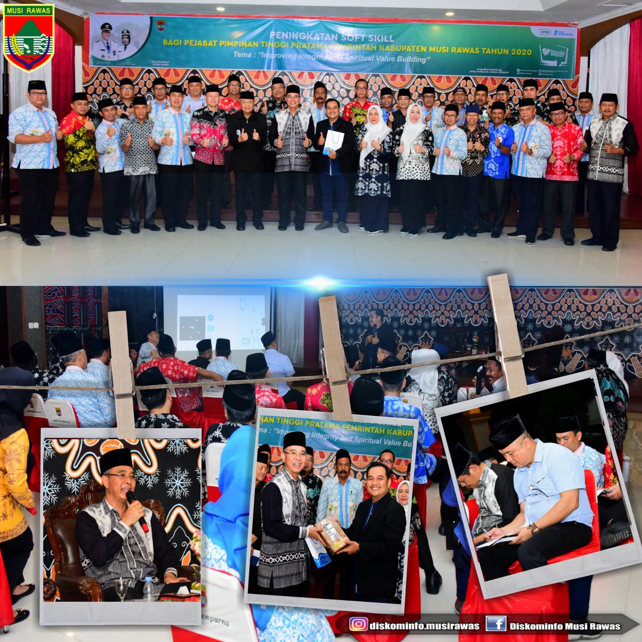 Bupati Musi Rawas hadiri kegiatan Peningkatan Soft Skill bagi Pejabat Pimpinan Tinggi Pratama