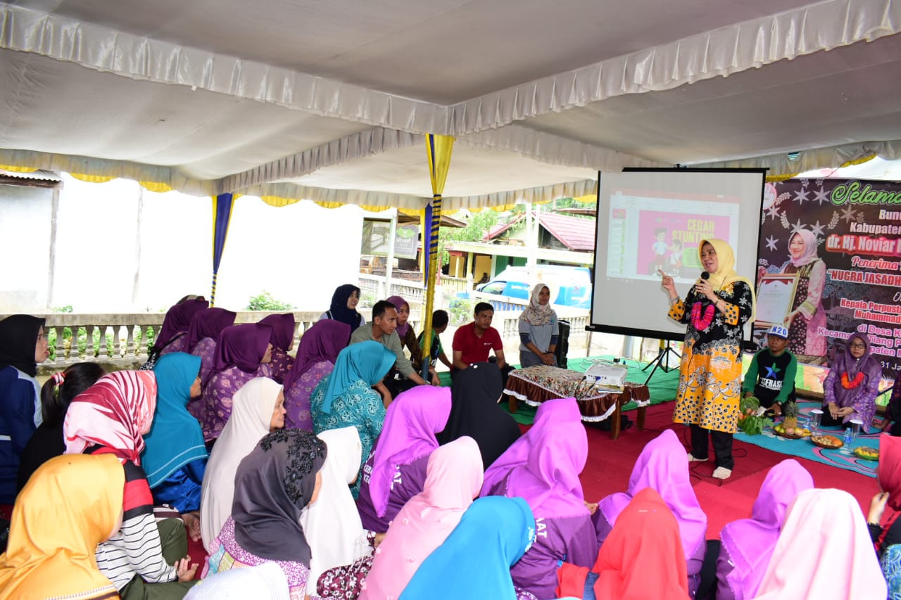 Cegah Stunting, Bunda PAUD Musi Rawas Anjurkan Konsumsi Makanan Bergizi